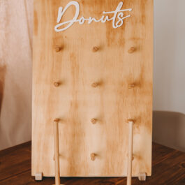 Wooden Donut Stand